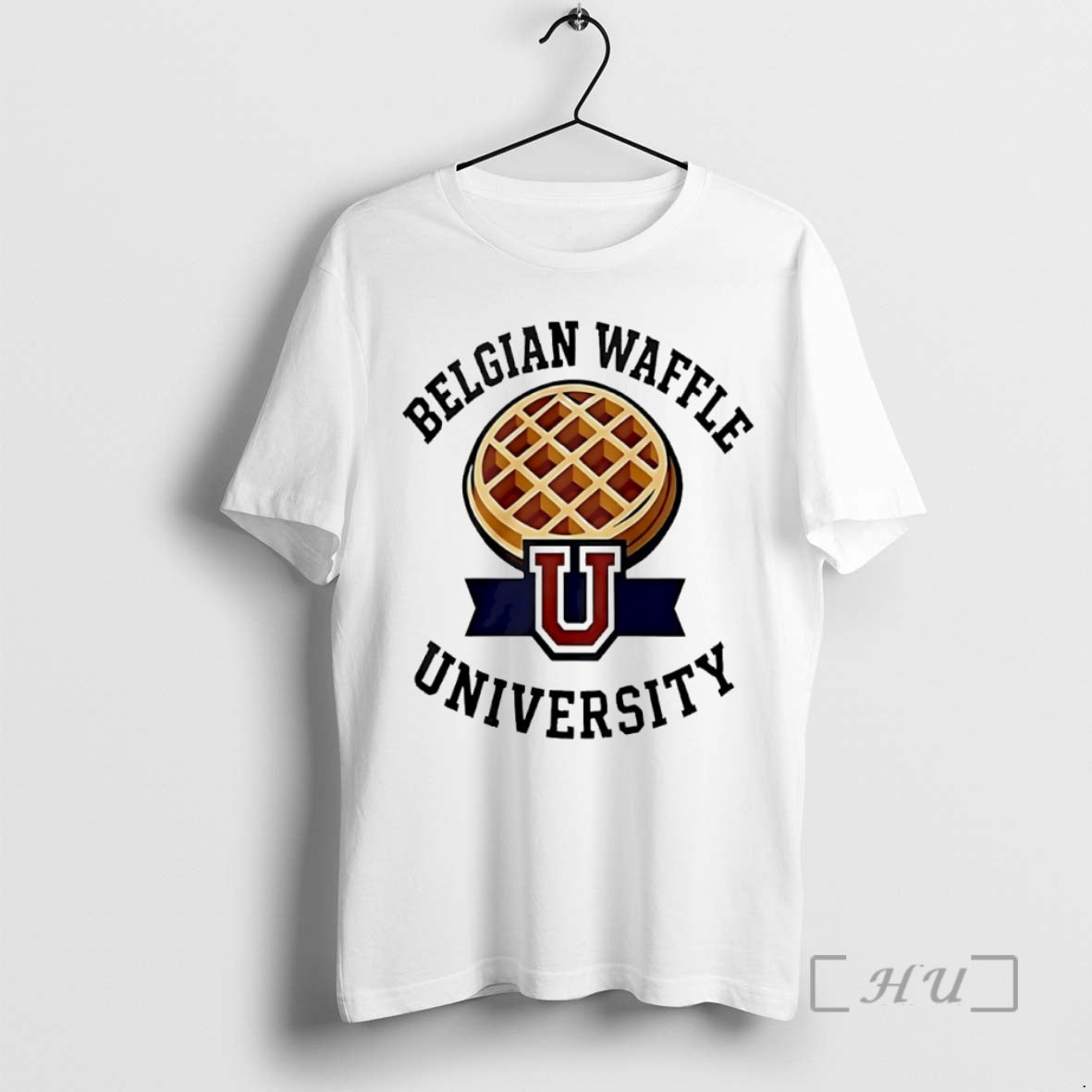 New Belgian Waffle University Logo Circle - T-Shirt, Sweatshirt, Hoodie