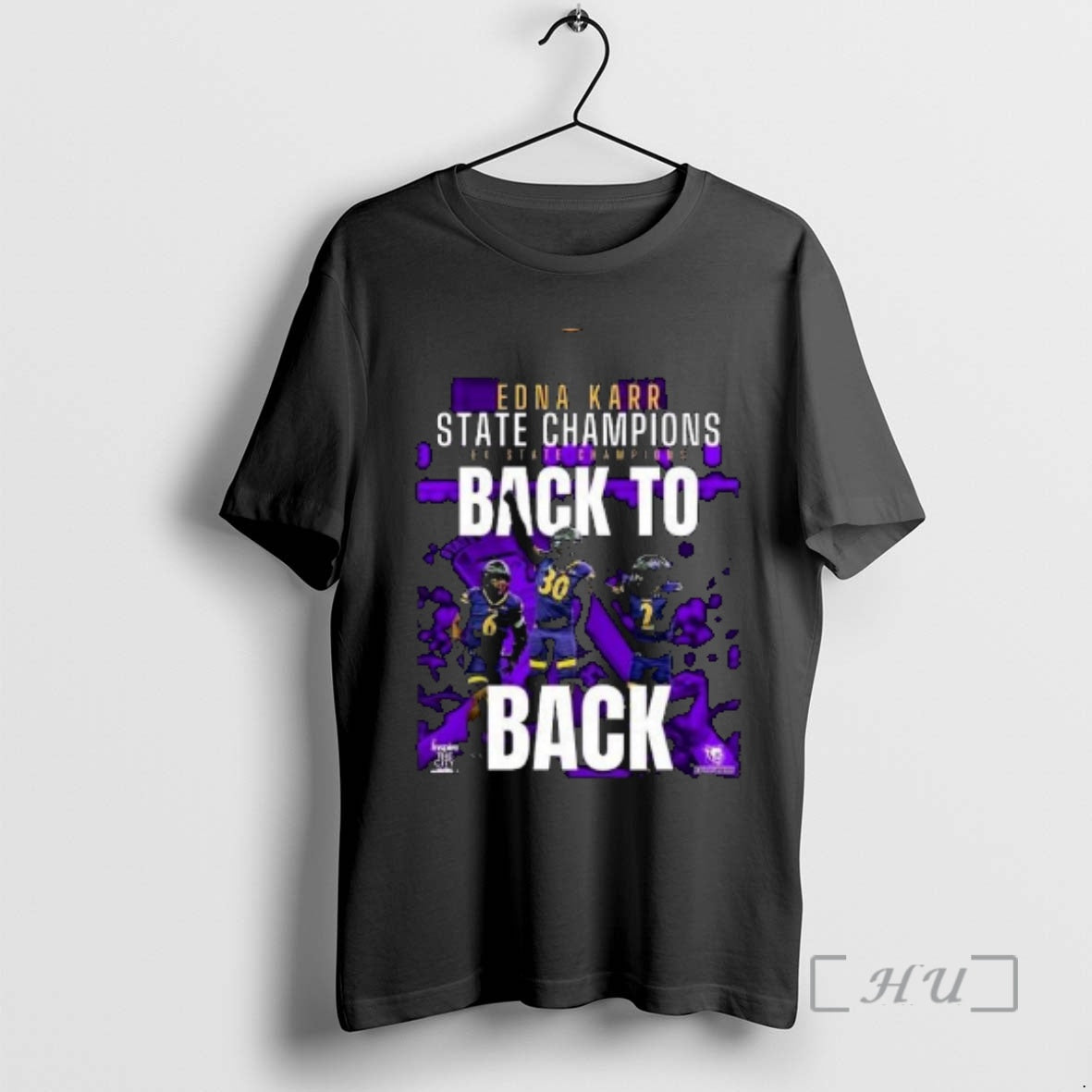 New Edna Karr Cougars Louisiana State Champions 8x State Champions Back To Back Circle Black - T-Shirt, Sweatshirt, Hoodie