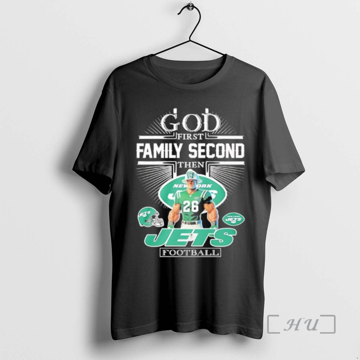New God First Family Second Then New York Jets Football Graphic Premium T Shirts Sweater - T-Shirt, Sweatshirt, Hoodie