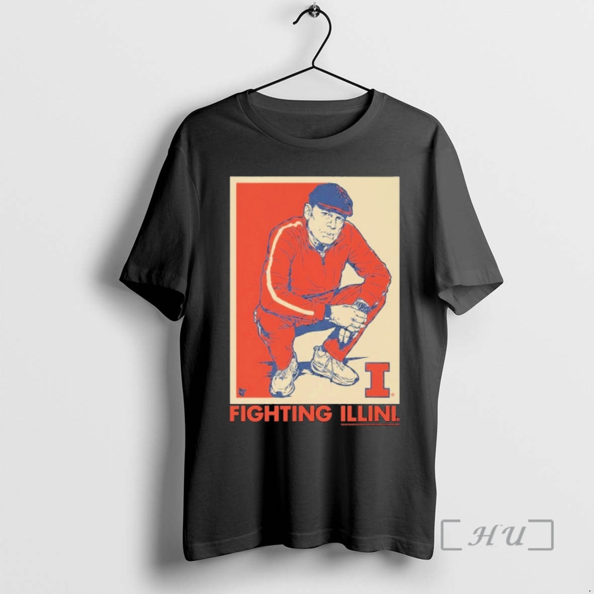 New Illinois Fighting Illini Basketball Track Suit Coach Underwood - T-Shirt, Sweatshirt, Hoodie