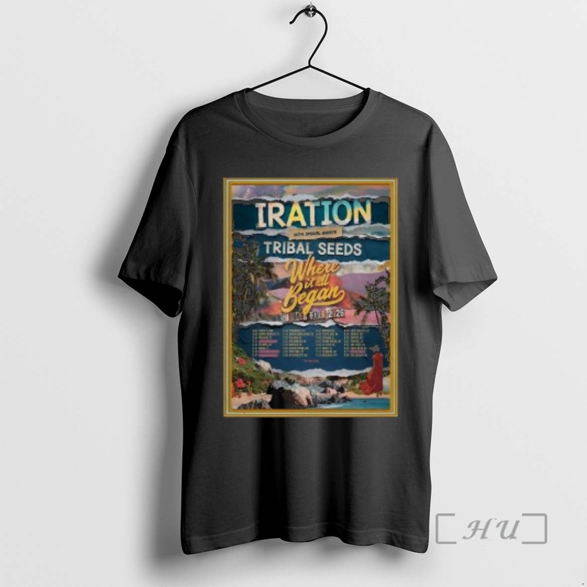 New Iration With Special Guests Tribal Seeds Where It All Gegan Summer Tour 2026 Circle - T-Shirt, Sweatshirt, Hoodie