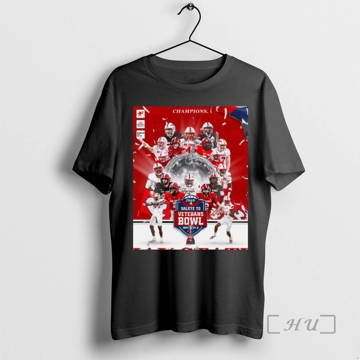 New Jacksonville State Gamecocks Football Champions Is4s Salute To Veterans Bowl Montgomery Al Premium - T-Shirt, Sweatshirt, Hoodie