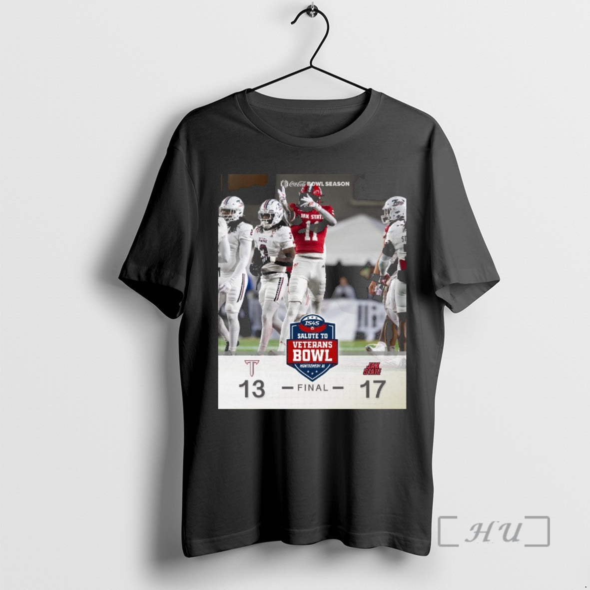 New Jacksonville State Defeated Troy Final Score 17 13 Is4s Salute To Veterans Bowl 2025 - T-Shirt, Sweatshirt, Hoodie