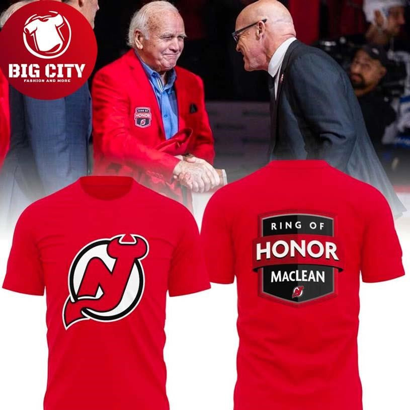 New Jersey Devils Legacy Red Two Sided Shirt hockey jersey product view 1