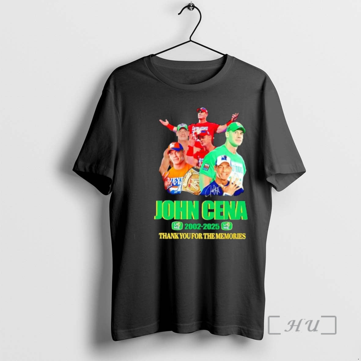 New John Cena 2002 2025 Thnak You The Memories - T-Shirt, Sweatshirt, Hoodie
