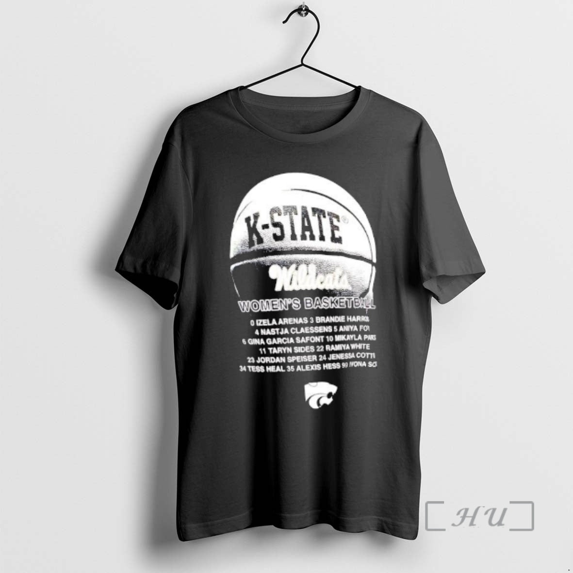 New K State Wildcats Womens Basketball Players Listed Name - T-Shirt, Sweatshirt, Hoodie