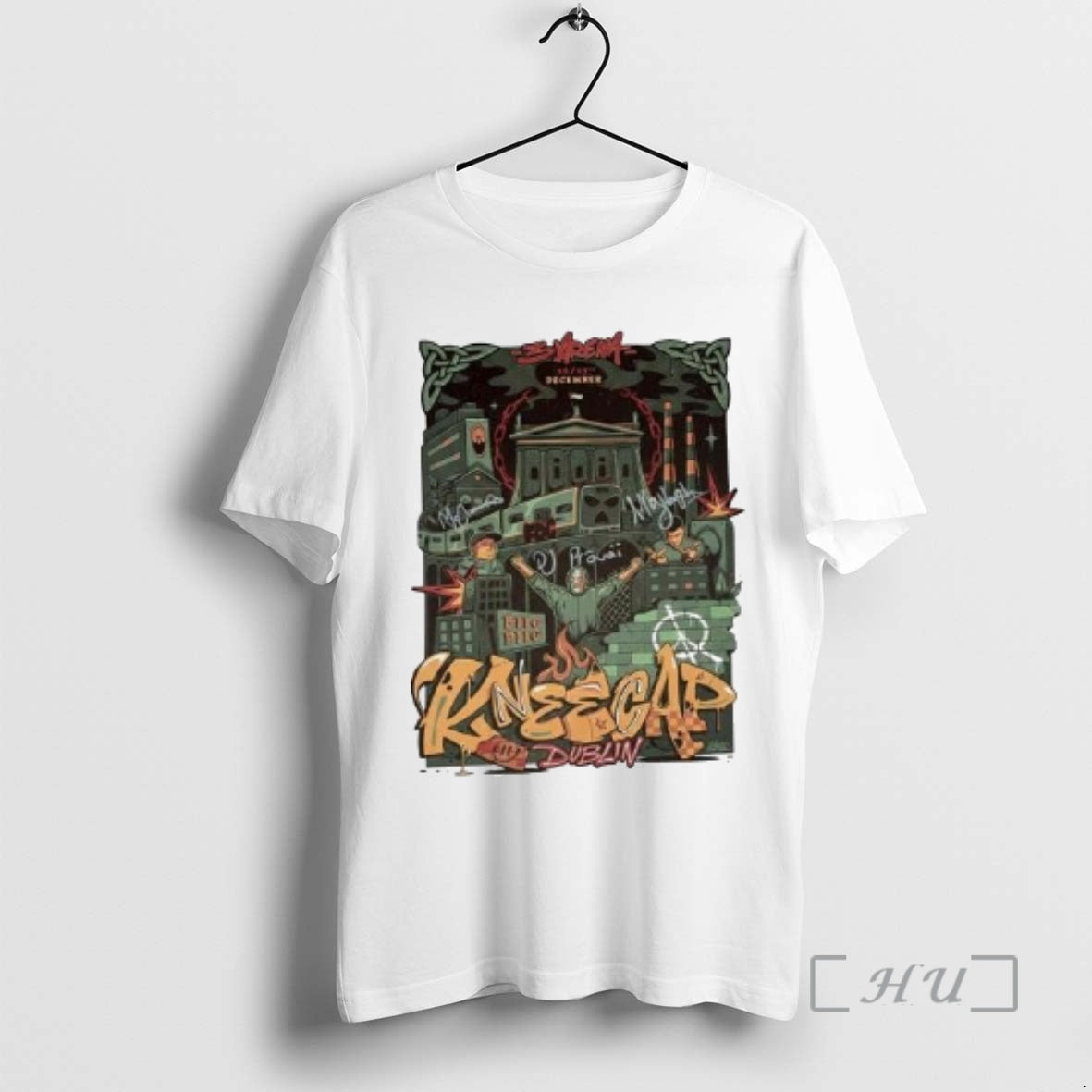 New Kneecap Dublin Ireland 2025 Event At 3 Arena On December 16 17 2025 Signed - T-Shirt, Sweatshirt, Hoodie