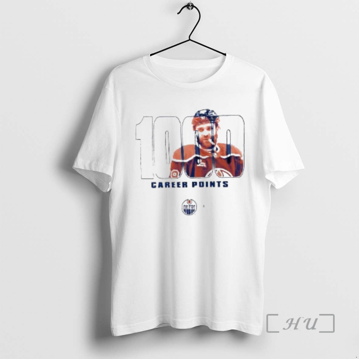 New Leon Draisaitl Edmonton Oilers 1000 Career Points Legacy Circle White Premium T Shirts Sweater - T-Shirt, Sweatshirt, Hoodie