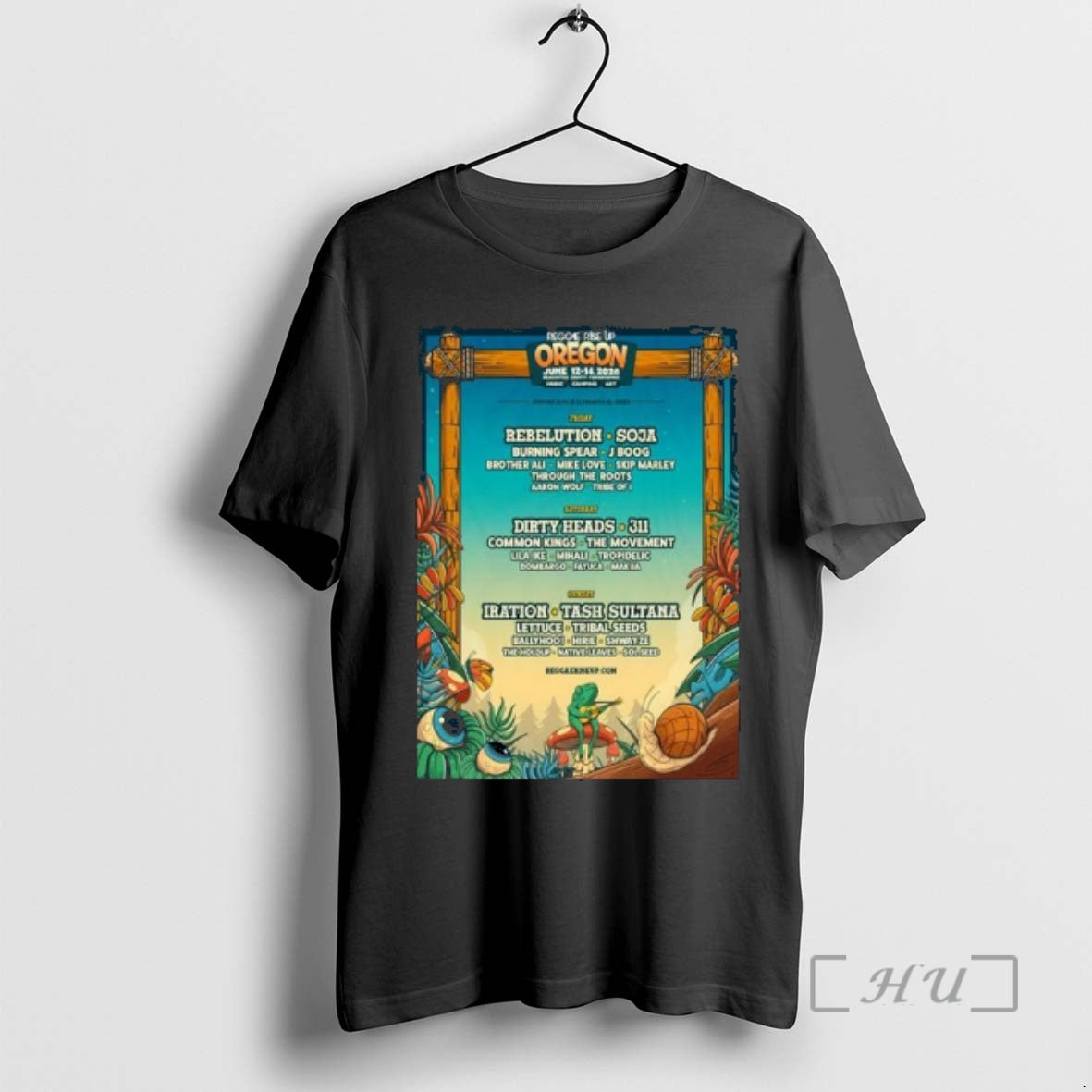 New Reggae Rise Up Oregon June 12 14 2026 Concert - T-Shirt, Sweatshirt, Hoodie