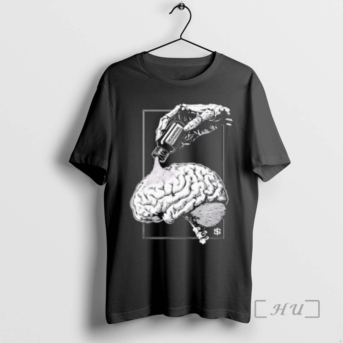 New Seasonal Depression Skeletal Hand Brain - T-Shirt, Sweatshirt, Hoodie