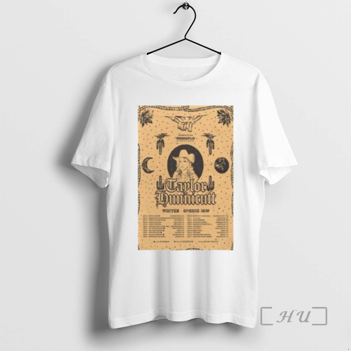 New Taylor Hunnicutt Winter Spring Tour 2026 Circle White - T-Shirt, Sweatshirt, Hoodie