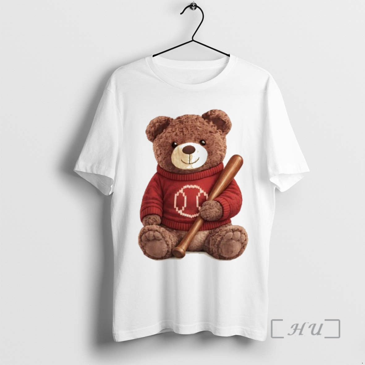 New Teddy Bear Cincinnati Baseball - T-Shirt, Sweatshirt, Hoodie