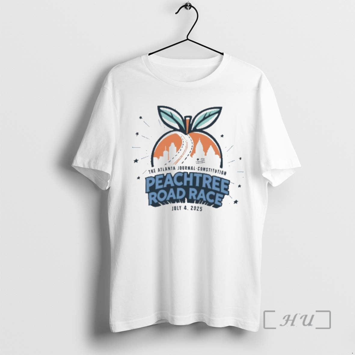 New The Atlanta Journal Constitution Peachtree Road Race July 4 2025 Premium T Shirts Sweater - T-Shirt, Sweatshirt, Hoodie