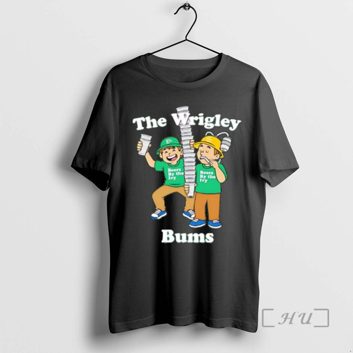 New The Wrigley Bums Beers By The Ivy Graphic - T-Shirt, Sweatshirt, Hoodie