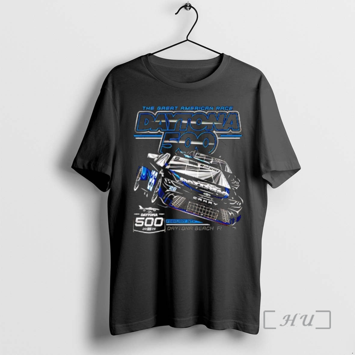 New The Great American Race 2026 Daytona 500 Ghost Car - T-Shirt, Sweatshirt, Hoodie