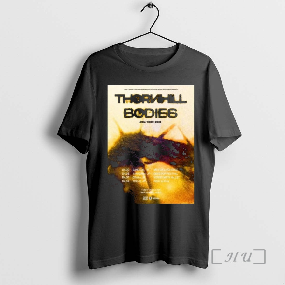 New Thornhill Bodies Asia Tour 2026 - T-Shirt, Sweatshirt, Hoodie