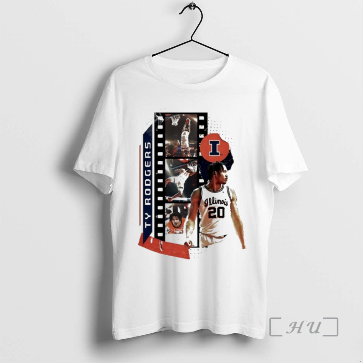 New Ty Rodgers Illinois Fighting Illini Basketball Graphic - T-Shirt, Sweatshirt, Hoodie