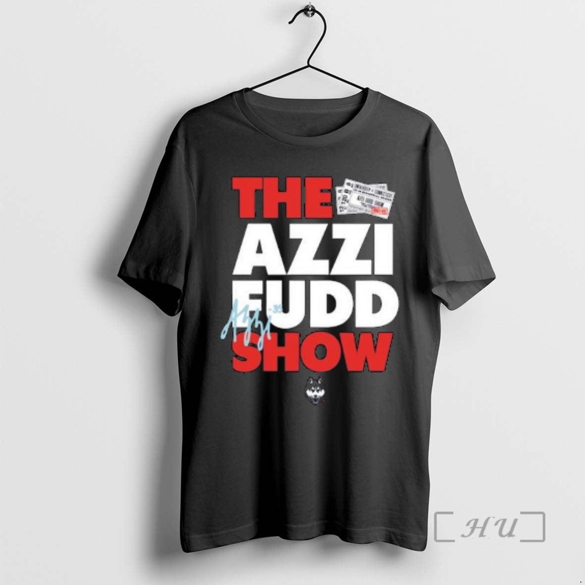 New Uconn Huskies The Azzi Fudd Show Circle Black - T-Shirt, Sweatshirt, Hoodie