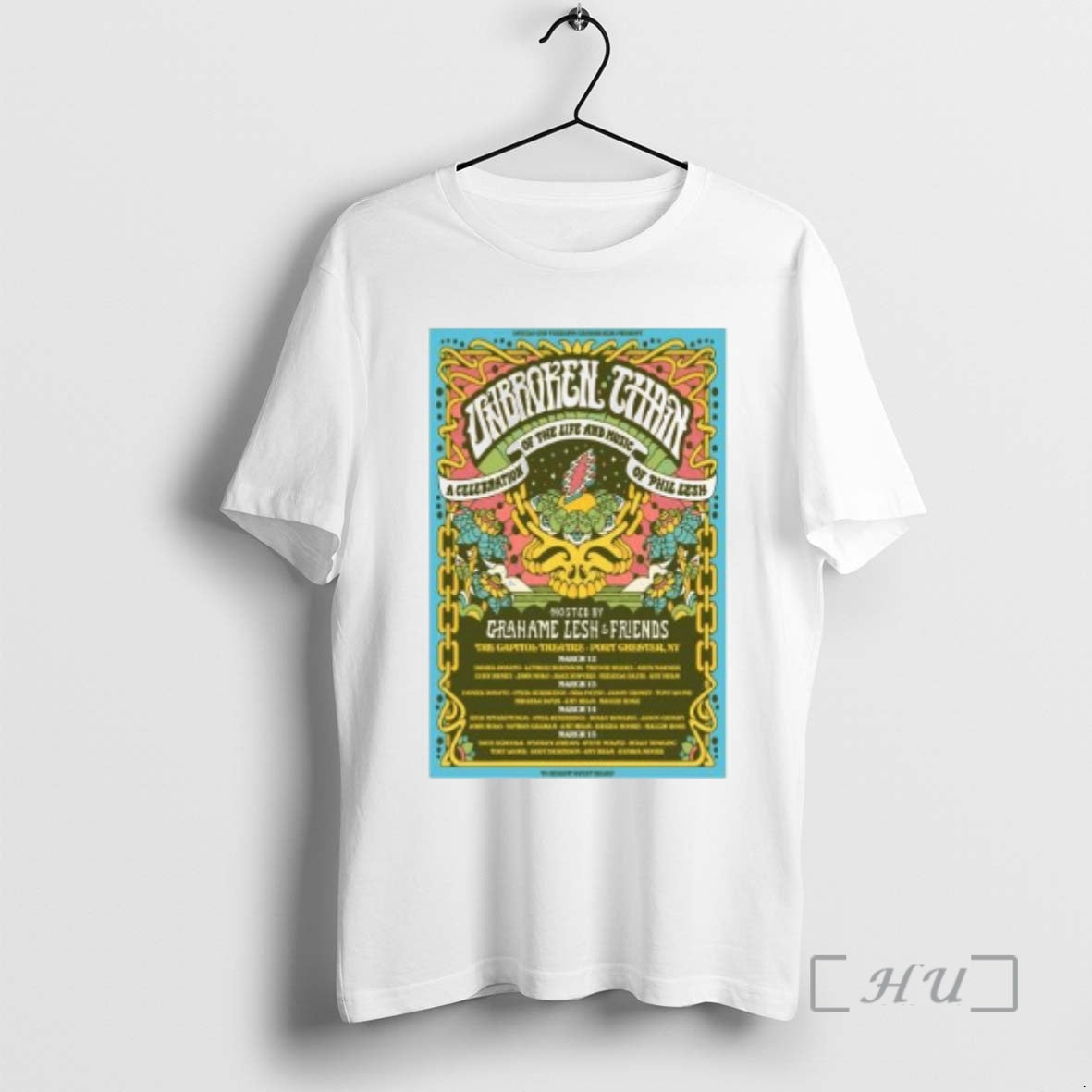 New Unbroken Chain Phil Lesh Celebration 2026 Circle White - T-Shirt, Sweatshirt, Hoodie