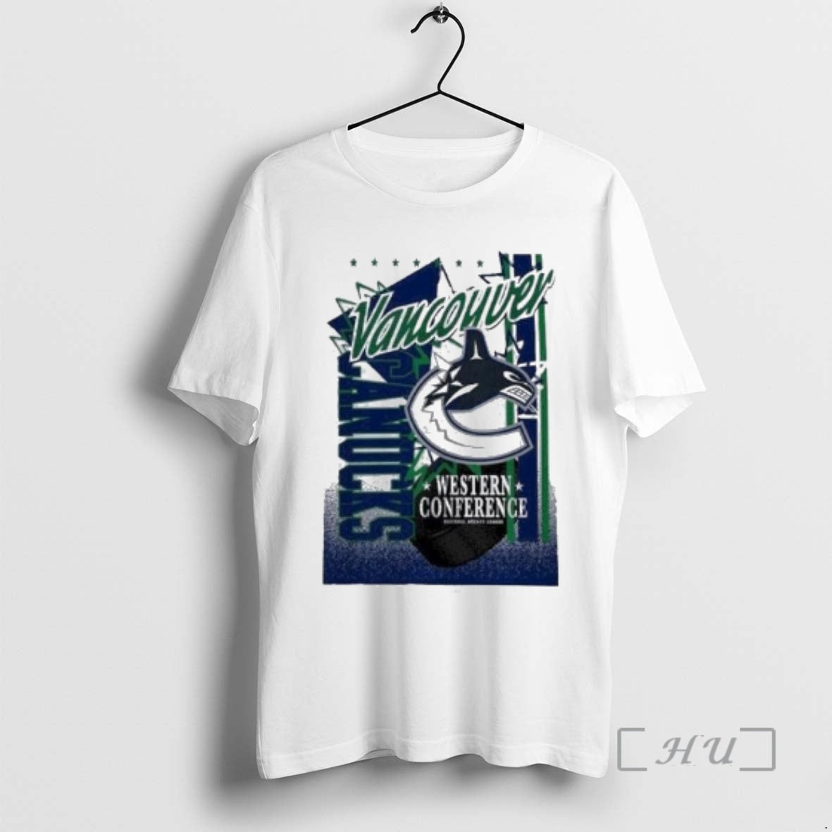 New Vancouver Canucks Western Conference Nhl Logo Circle White - T-Shirt, Sweatshirt, Hoodie