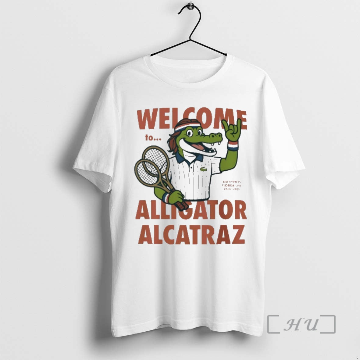 New Welcome To Alligator Alcatraz Tennis Club Cartoon - T-Shirt, Sweatshirt, Hoodie