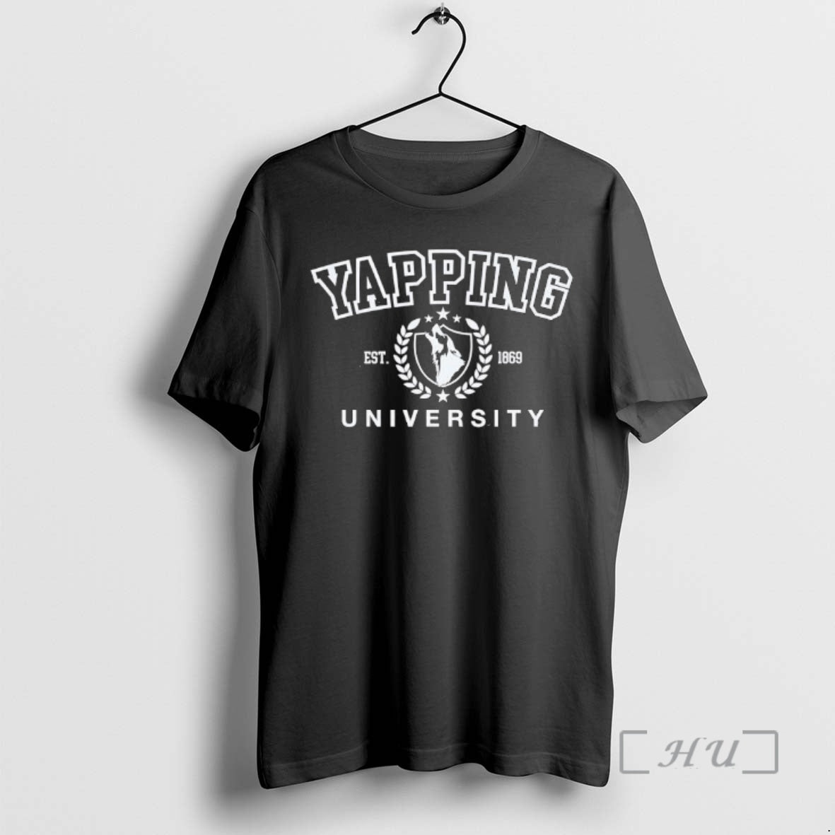 New Yapping University Est 1869 Logo - T-Shirt, Sweatshirt, Hoodie