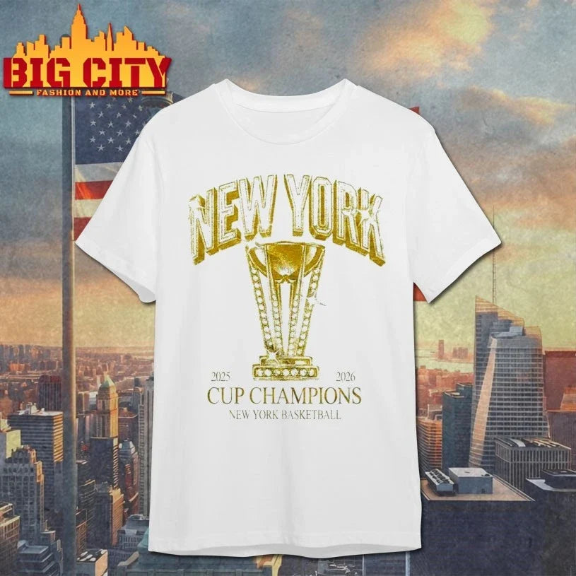 New York Basketball Cup Champions 2025 2026 shirt Unisex T-shirt, Sweatshirt, Hoodie, Long Sleeve Tee - T-Shirt, Sweatshirt, Hoodie