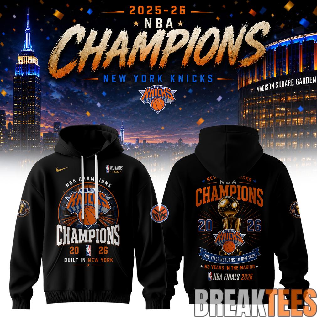 New York Knick 2026 NBA Champions - Adult & Kids T-Shirts, Sweatshirts & Hoodies apparel design preview 2