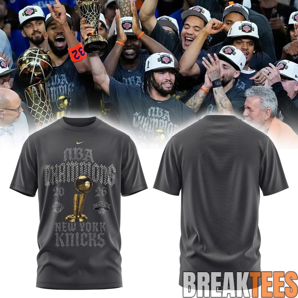 New York Knick 2026 NBA Champions New York Forever Grey Shirt Unisex T-shirt, Sweatshirt, Hoodie, Long Sleeve Tee - T-Shirt, Sweatshirt, Hoodie