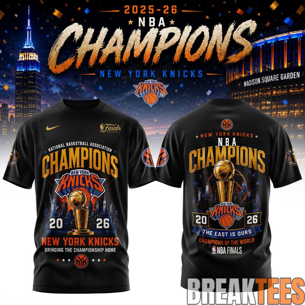 New York Knick 2026 NBA Champions Shirt Unisex T-shirt, Sweatshirt, Hoodie, Long Sleeve Tee - T-Shirt, Sweatshirt, Hoodie