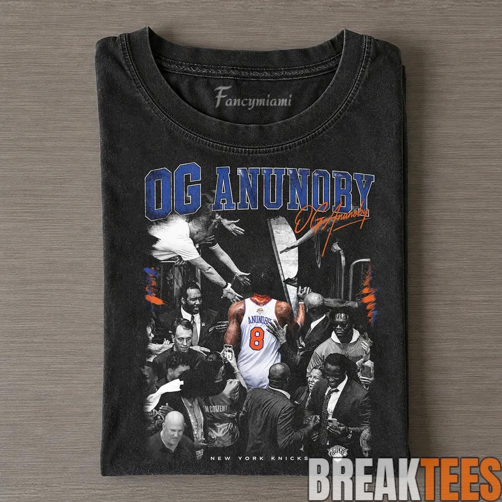 New York Knick 2026 NBA Finals OG Anunoby Signature Shirt Unisex T-shirt, Sweatshirt, Hoodie, Long Sleeve Tee - T-Shirt, Sweatshirt, Hoodie