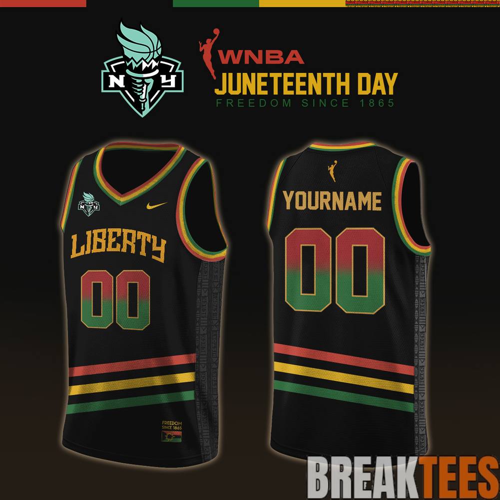 New York Liberty 2026 WNBA x Juneteenth Day Basketball Jersey basketball jersey product view 1