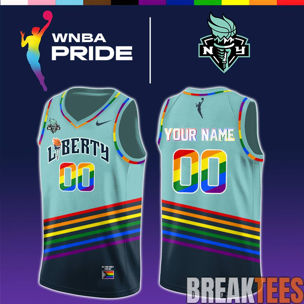 New York Liberty 2026 WNBA x Pride Day Limited Edition Jersey sports jersey product view 1