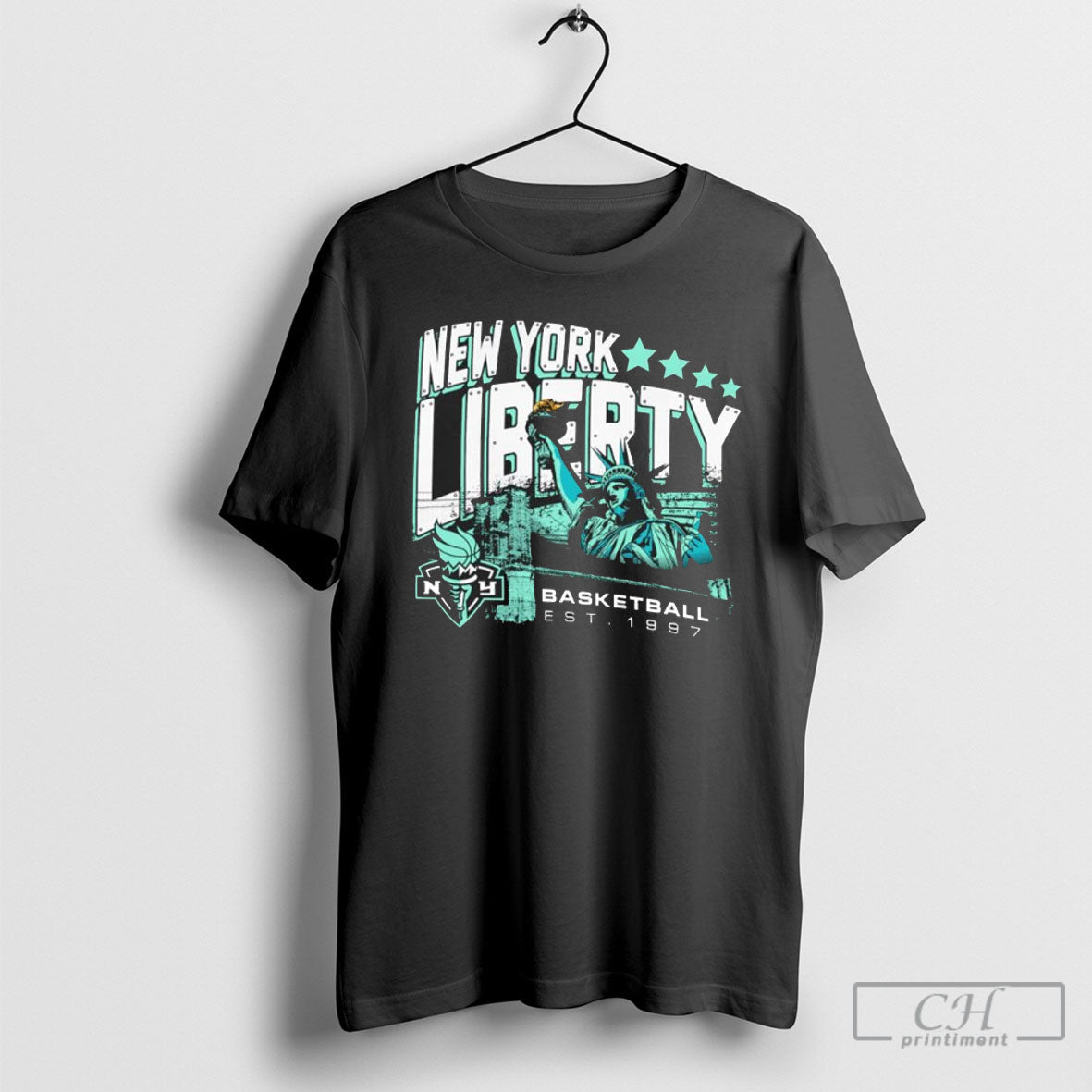 New York Liberty Basketball Est 1997 Retro Unisex T-shirt, Sweatshirt, Hoodie, Long Sleeve Tee - T-Shirt, Sweatshirt, Hoodie