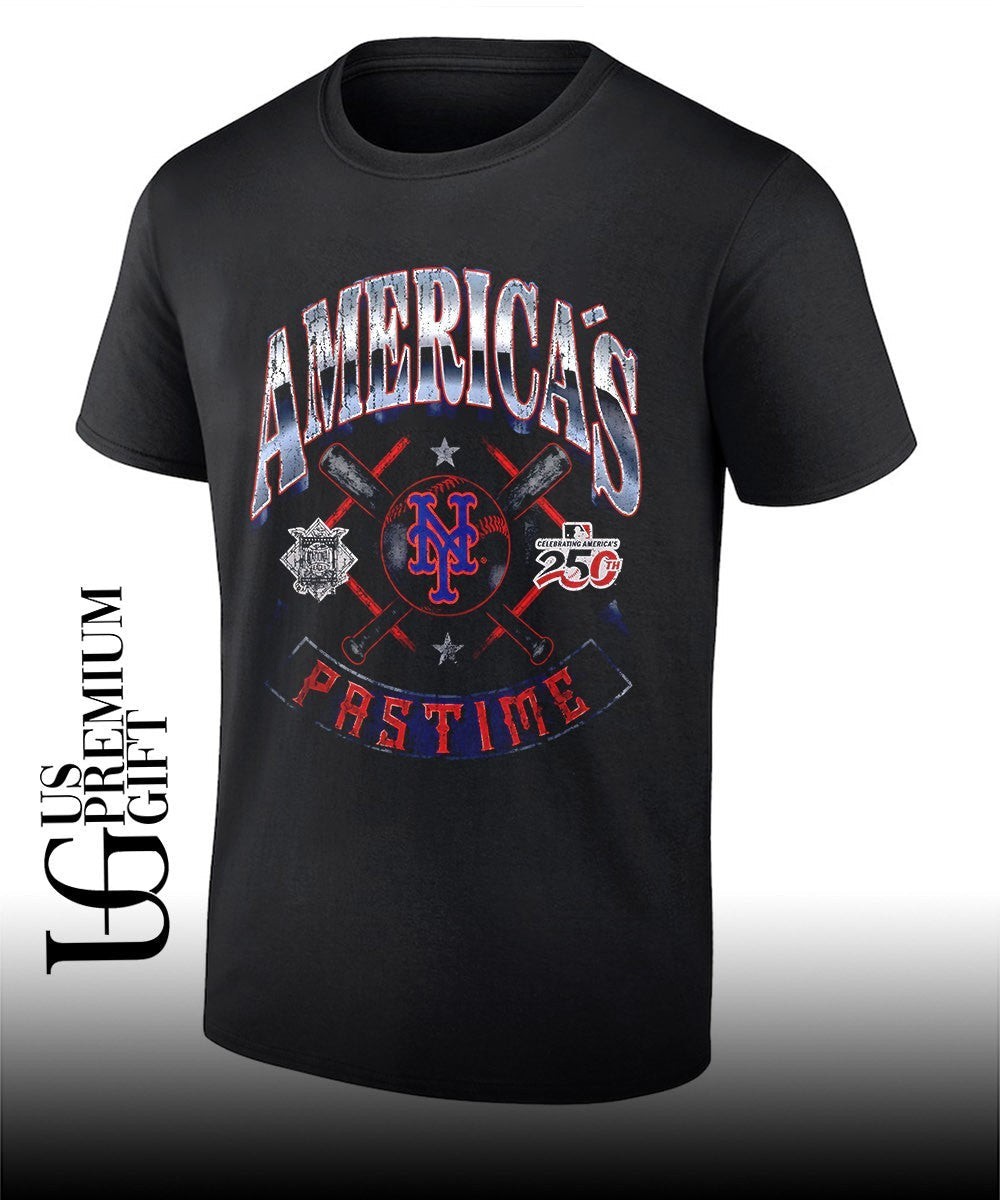 New York Mets baseball Americana 250th Pastime celebrating logo shirt Unisex T-shirt, Sweatshirt, Hoodie, Long Sleeve Tee - T-Shirt, Sweatshirt, Hoodie