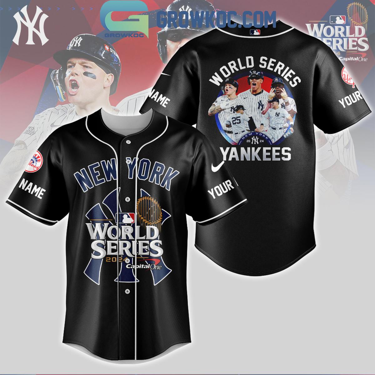 New York Yankees 2024 The Yankees World Series Champions Personalized Baseball Jersey baseball jersey product view 1