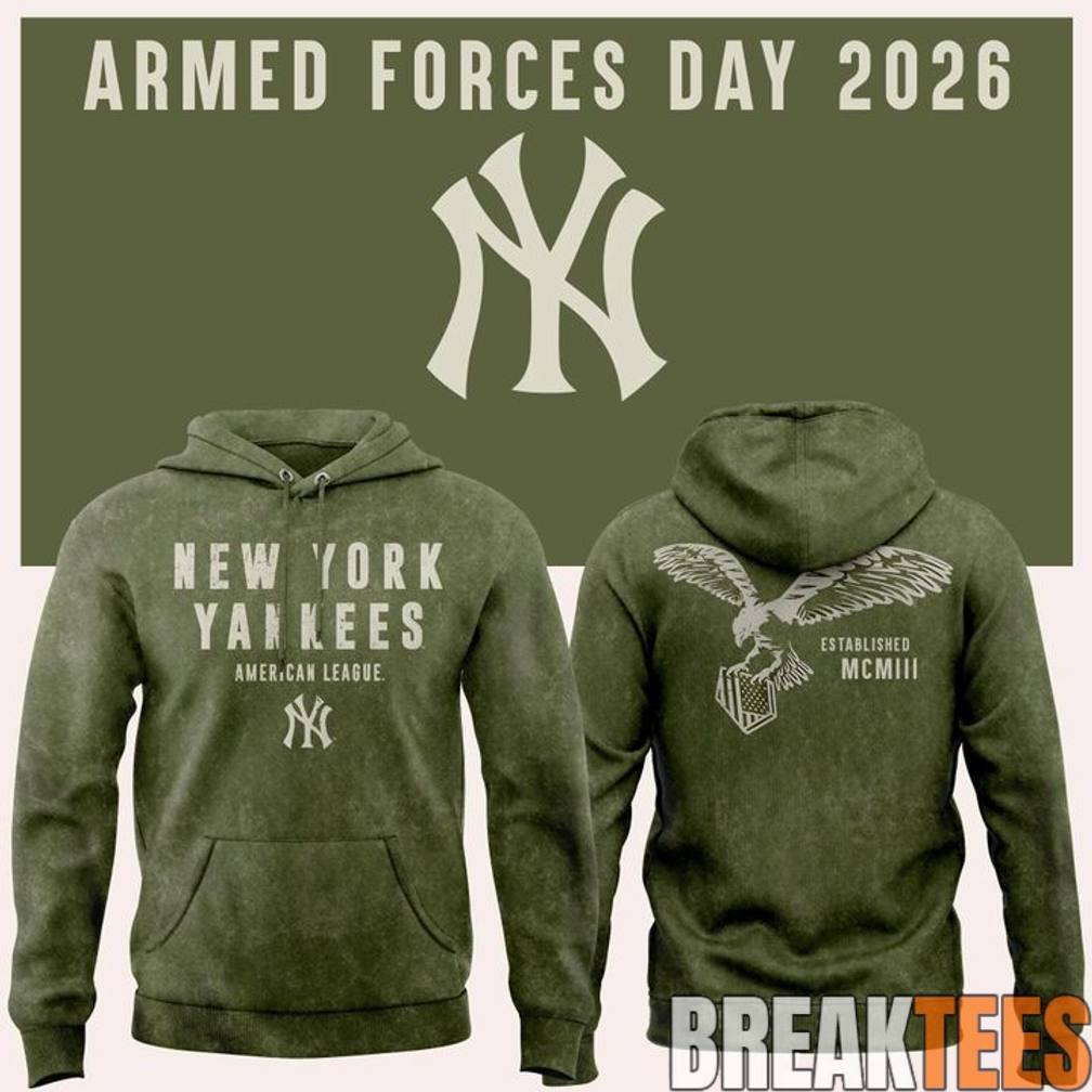 New York Yankees 2026 Armed Forces Day Hoodie Unisex T-shirt, Sweatshirt, Hoodie, Long Sleeve Tee - T-Shirt, Sweatshirt, Hoodie
