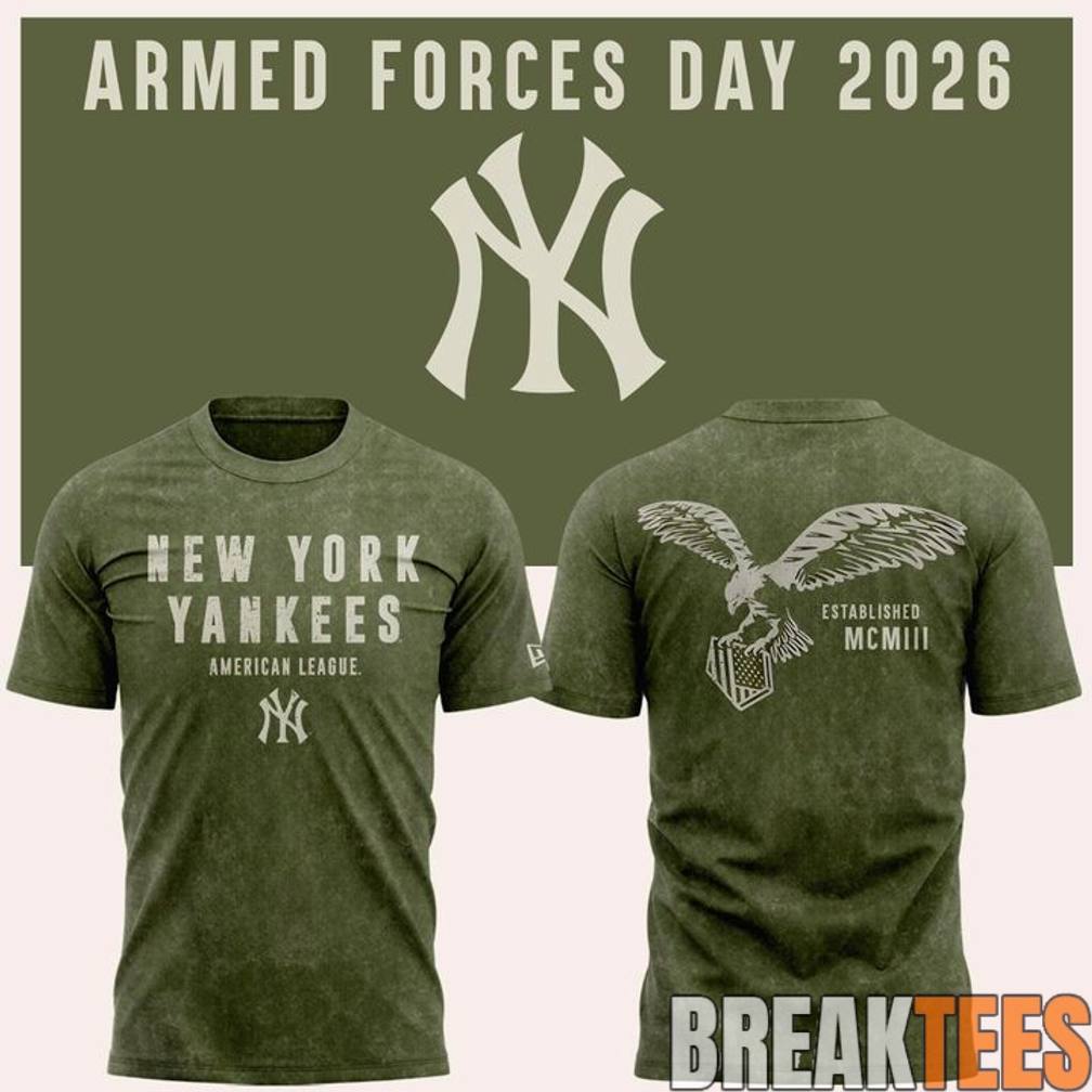 New York Yankees 2026 Armed Forces Day Shirt Unisex T-shirt, Sweatshirt, Hoodie, Long Sleeve Tee - T-Shirt, Sweatshirt, Hoodie