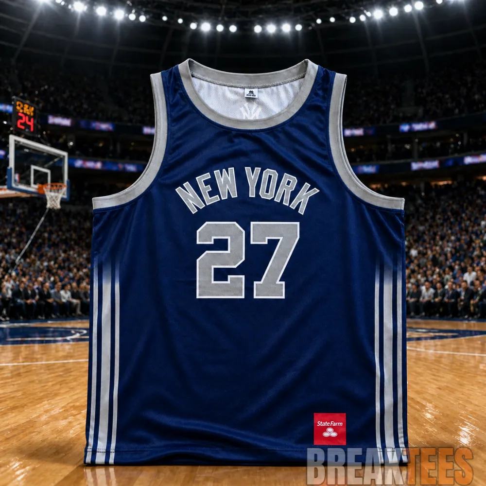 New York Yankees Giancarlo Stanton Basketball Jersey 2026 Giveaway Unisex T-shirt, Sweatshirt, Hoodie, Long Sleeve Tee - T-Shirt, Sweatshirt, Hoodie