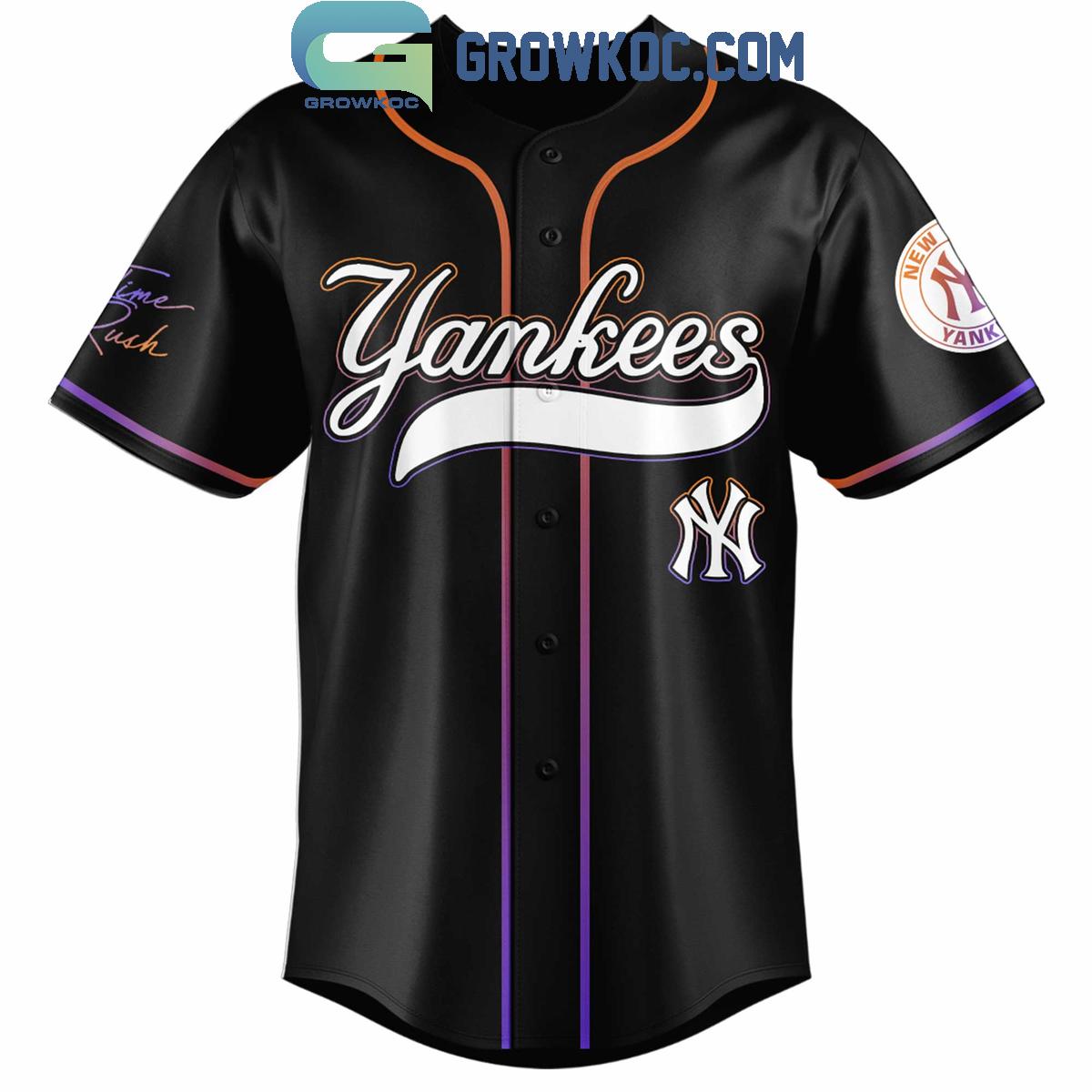 New York Yankees x Big Time Rush Tour 2025 Baseball Jersey baseball jersey product view 2