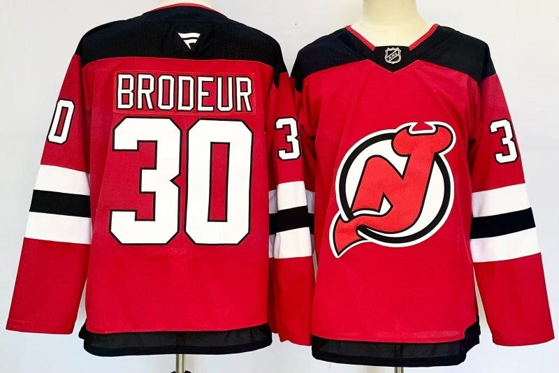 New Jersey Devils #30 Martin Brodeur Style 1 Hockey Jersey hockey jersey product view 1