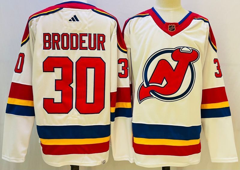 New Jersey Devils #30 Martin Brodeur Style 2 Hockey Jersey hockey jersey product view 1