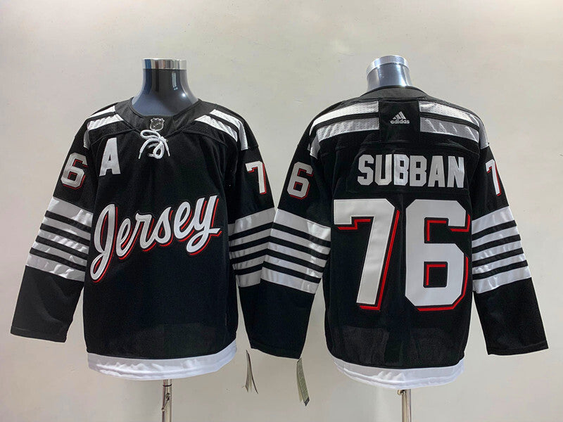New Jersey Devils #76 P.K. Subban Hockey Jersey hockey jersey product view 1