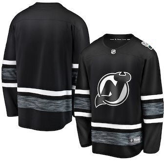 New Jersey Devils blank black Hockey Jersey hockey jersey product view 1