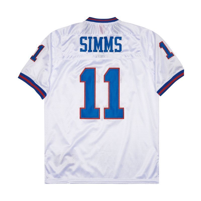 New York Giants #11 Phil Simms Giants simms 11 White Style 1 Football Jersey football jersey product view 1