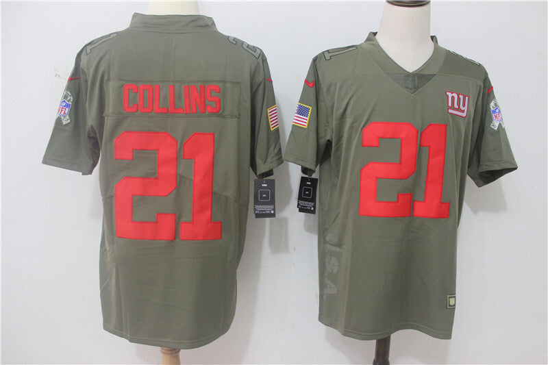 New York Giants #21 Landon Collins Football Jersey football jersey product view 1