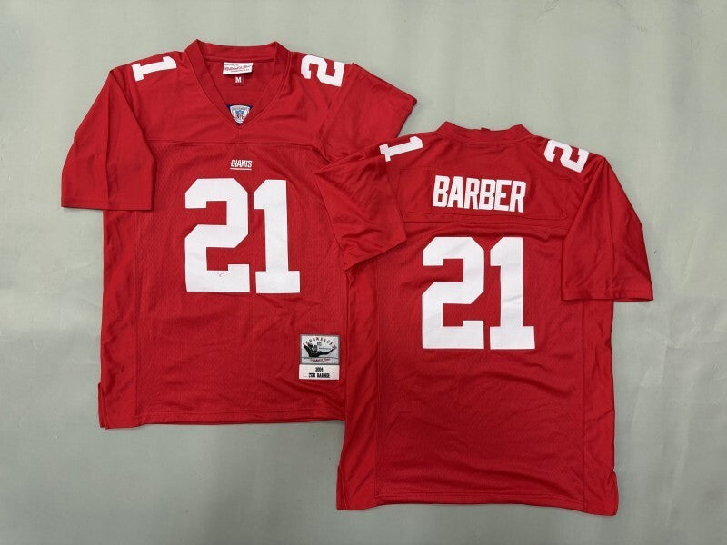 New York Giants #21 Tiki Barber New York Giants Style 2 Football Jersey football jersey product view 1
