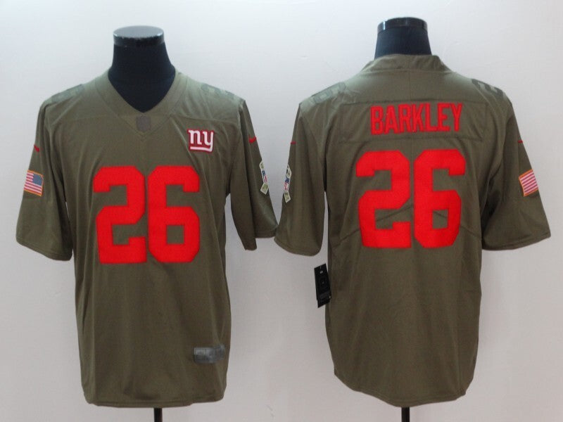 New York Giants #26 Saquon Barkley Style 2 Football Jersey football jersey product view 1