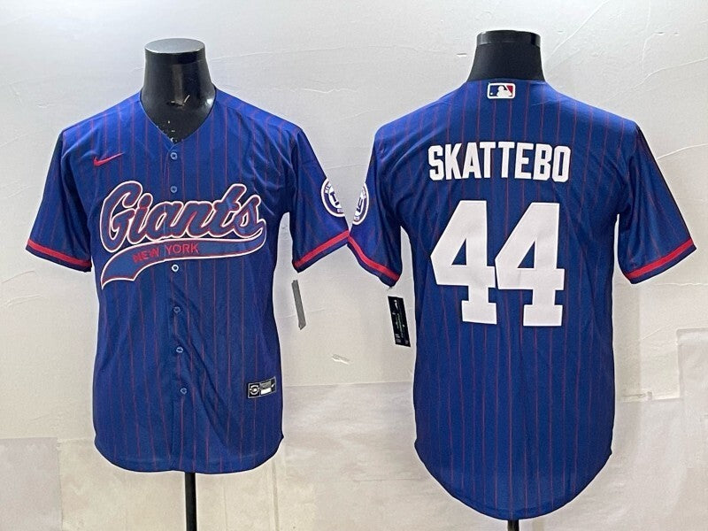 New York Giants #44 Cam Skattebo Giants Collaboration Style 3 Football Jersey football jersey product view 1