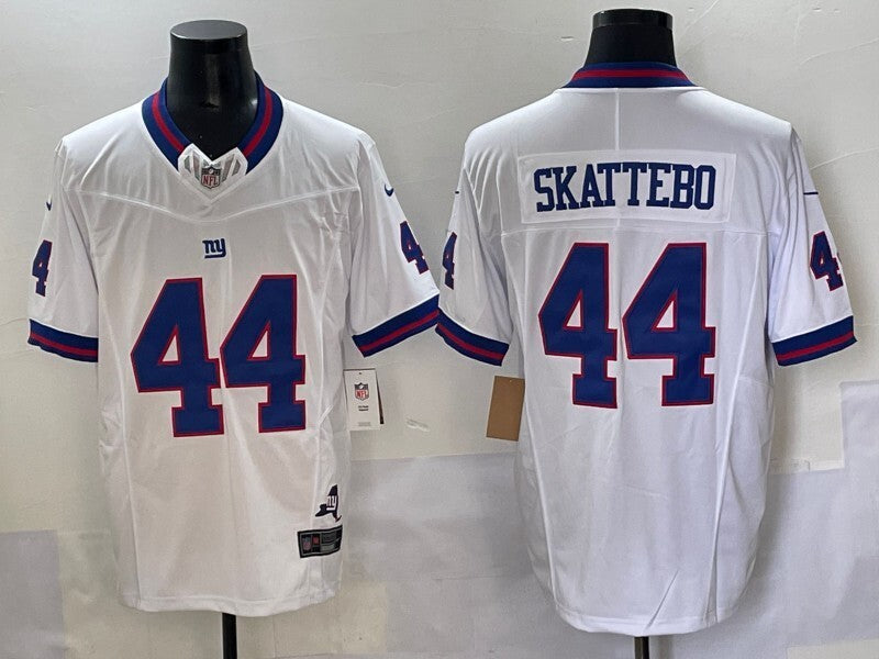 New York Giants #44 Cam Skattebo Giants Retro V3 Style 1 Football Jersey football jersey product view 1